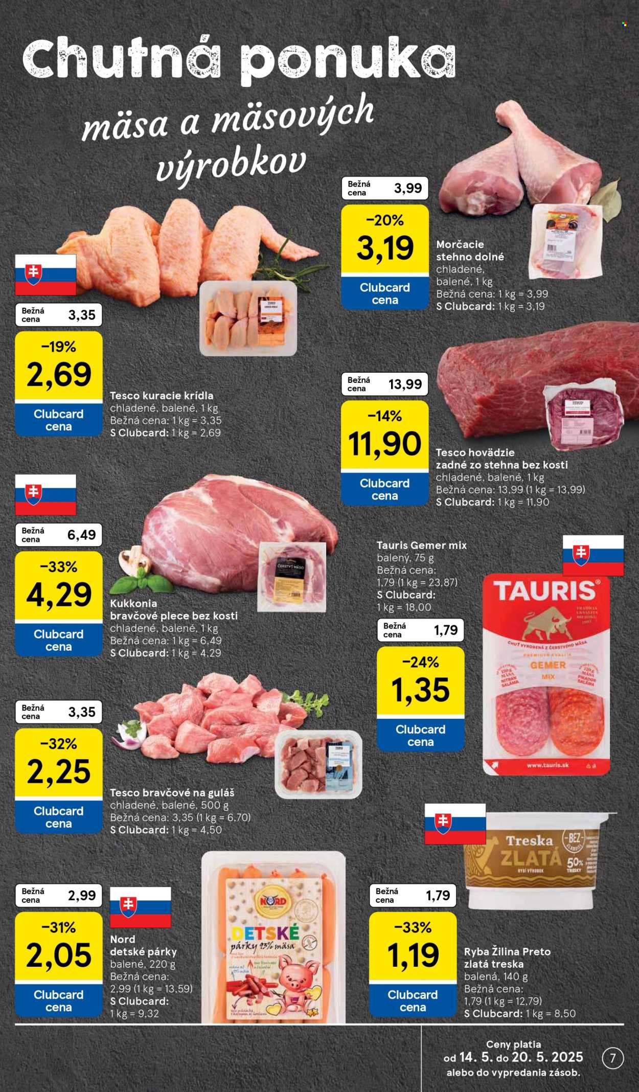 Leták TESCO supermarket - 14.5.2025 - 20.5.2025. Strana 7
