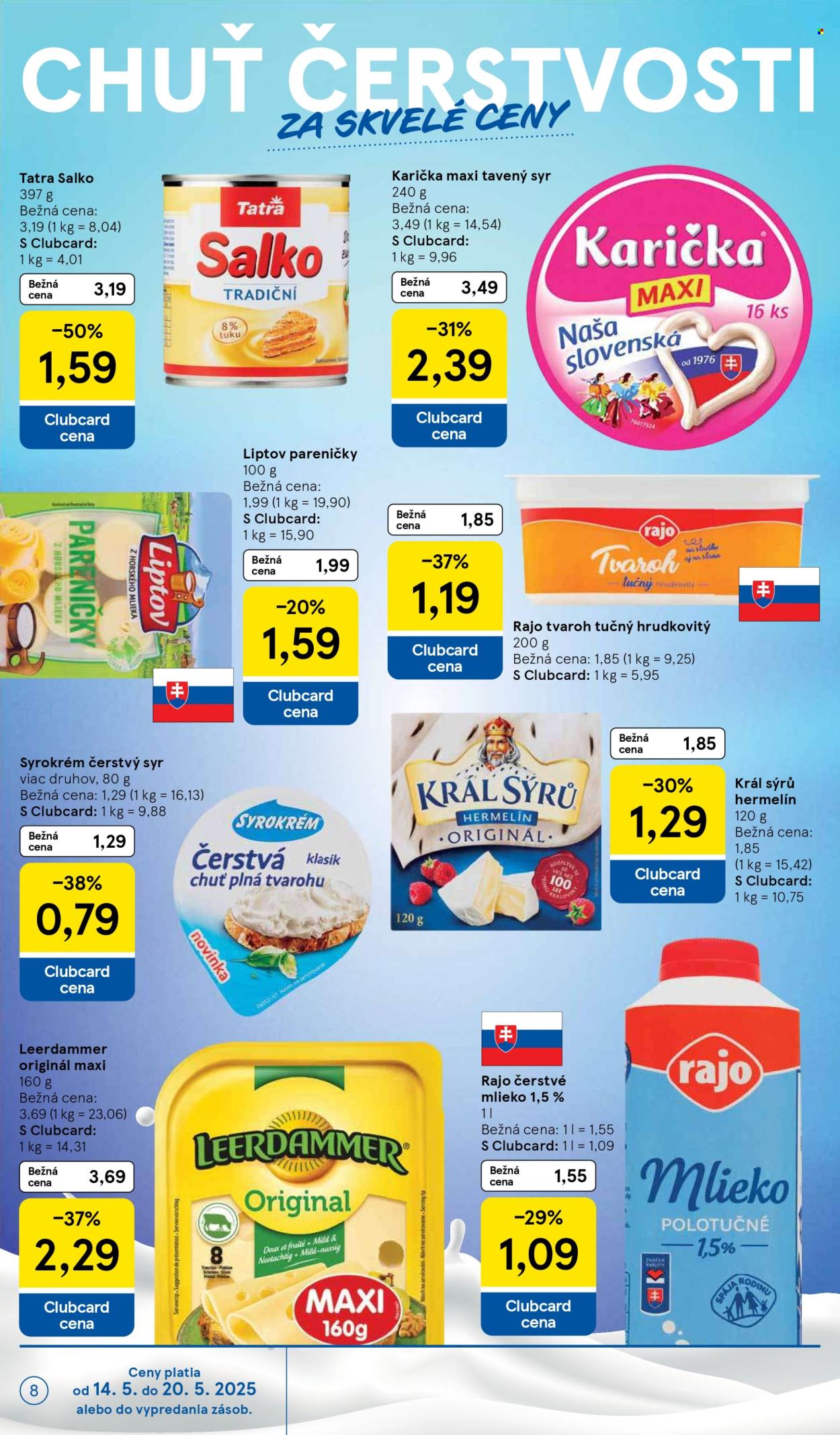 Leták TESCO supermarket - 14.5.2025 - 20.5.2025. Strana 8