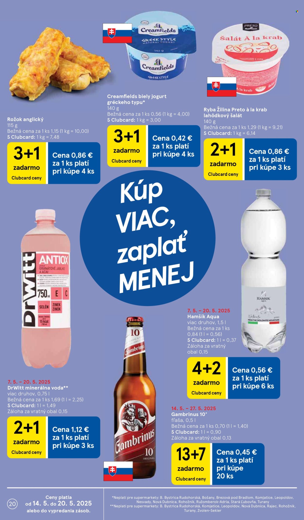 Leták TESCO supermarket - 14.5.2025 - 20.5.2025. Strana 20
