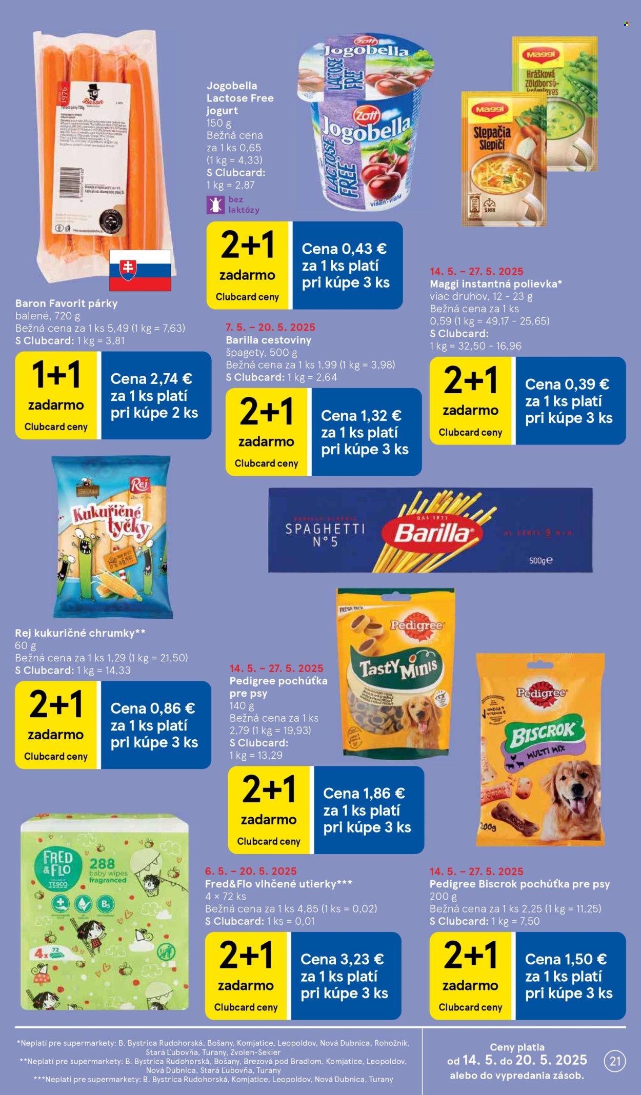 Leták TESCO supermarket - 14.5.2025 - 20.5.2025. Strana 21