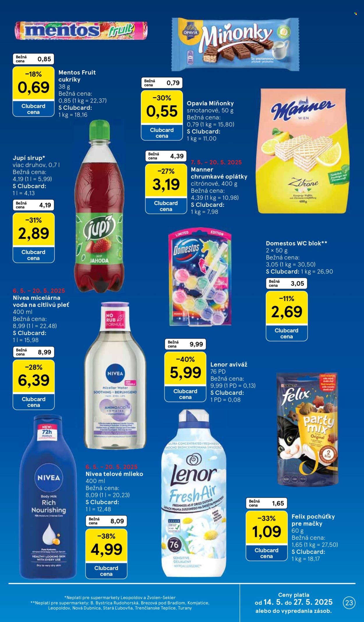 Leták TESCO supermarket - 14.5.2025 - 20.5.2025. Strana 23