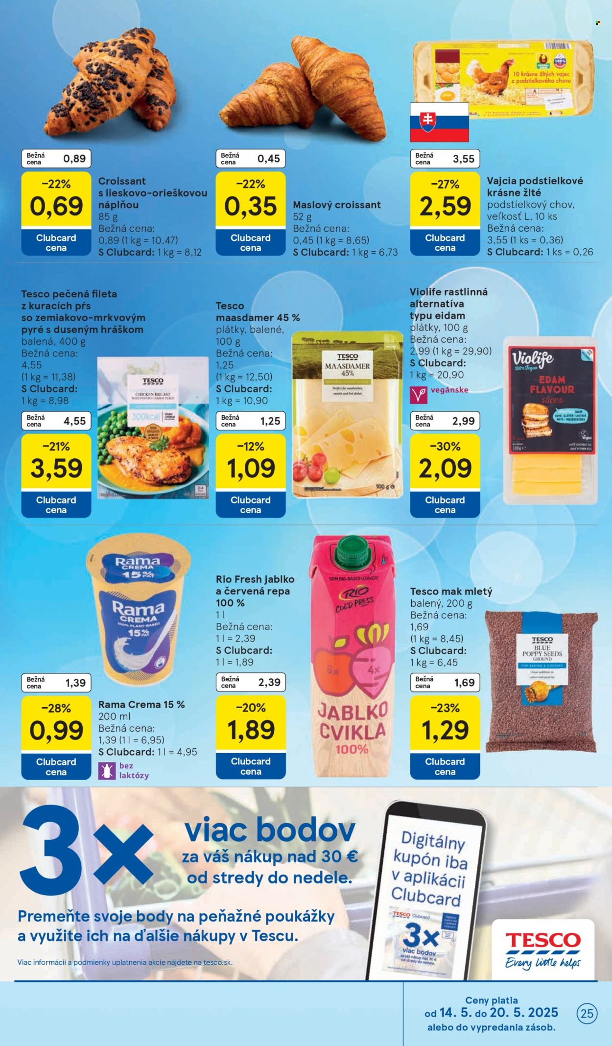 Leták TESCO supermarket - 14.5.2025 - 20.5.2025. Strana 25