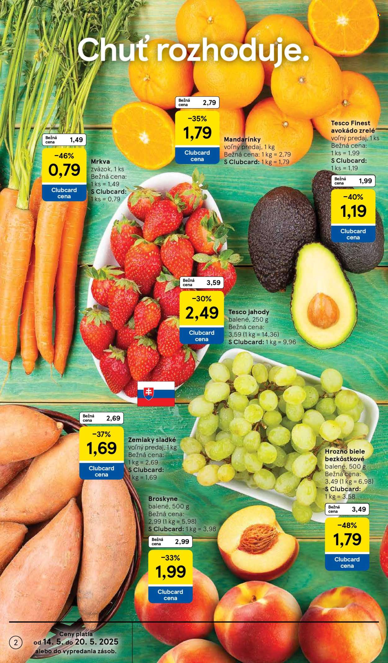 Leták TESCO - 14.5.2025 - 20.5.2025. Strana 2