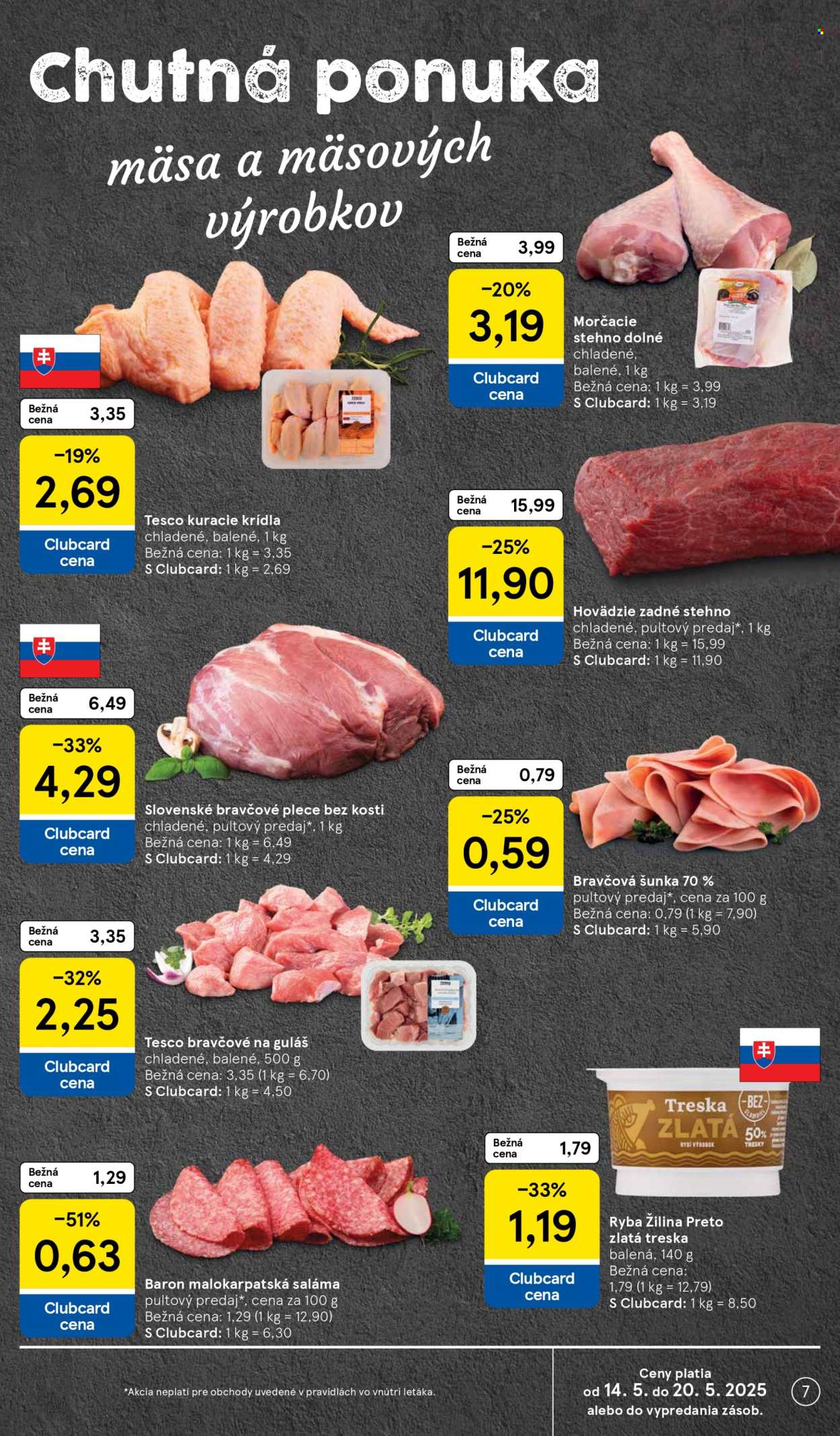 Leták TESCO - 14.5.2025 - 20.5.2025. Strana 7