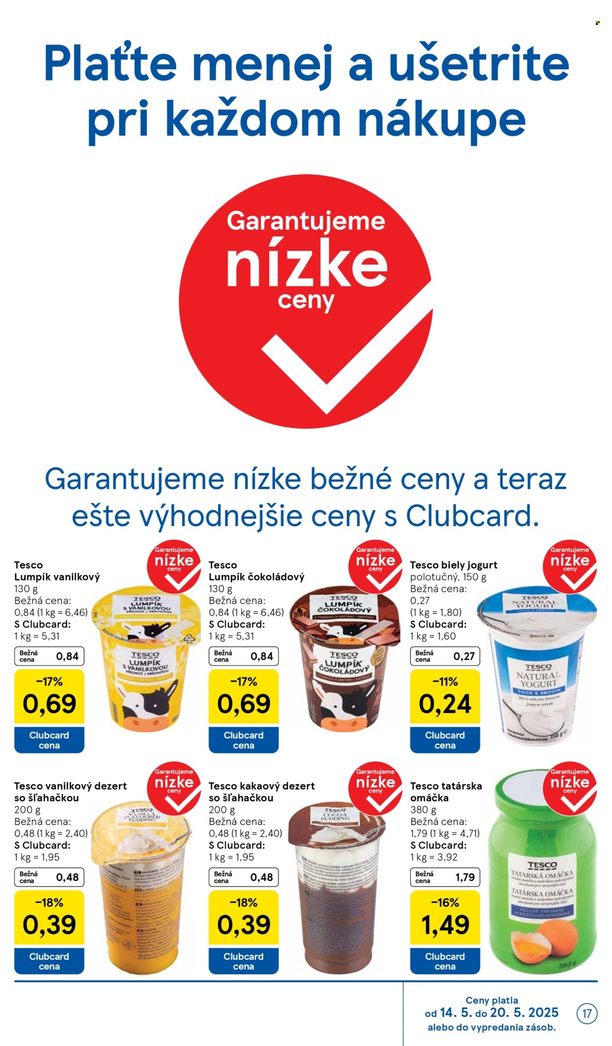 Leták TESCO - 14.5.2025 - 20.5.2025. Strana 17