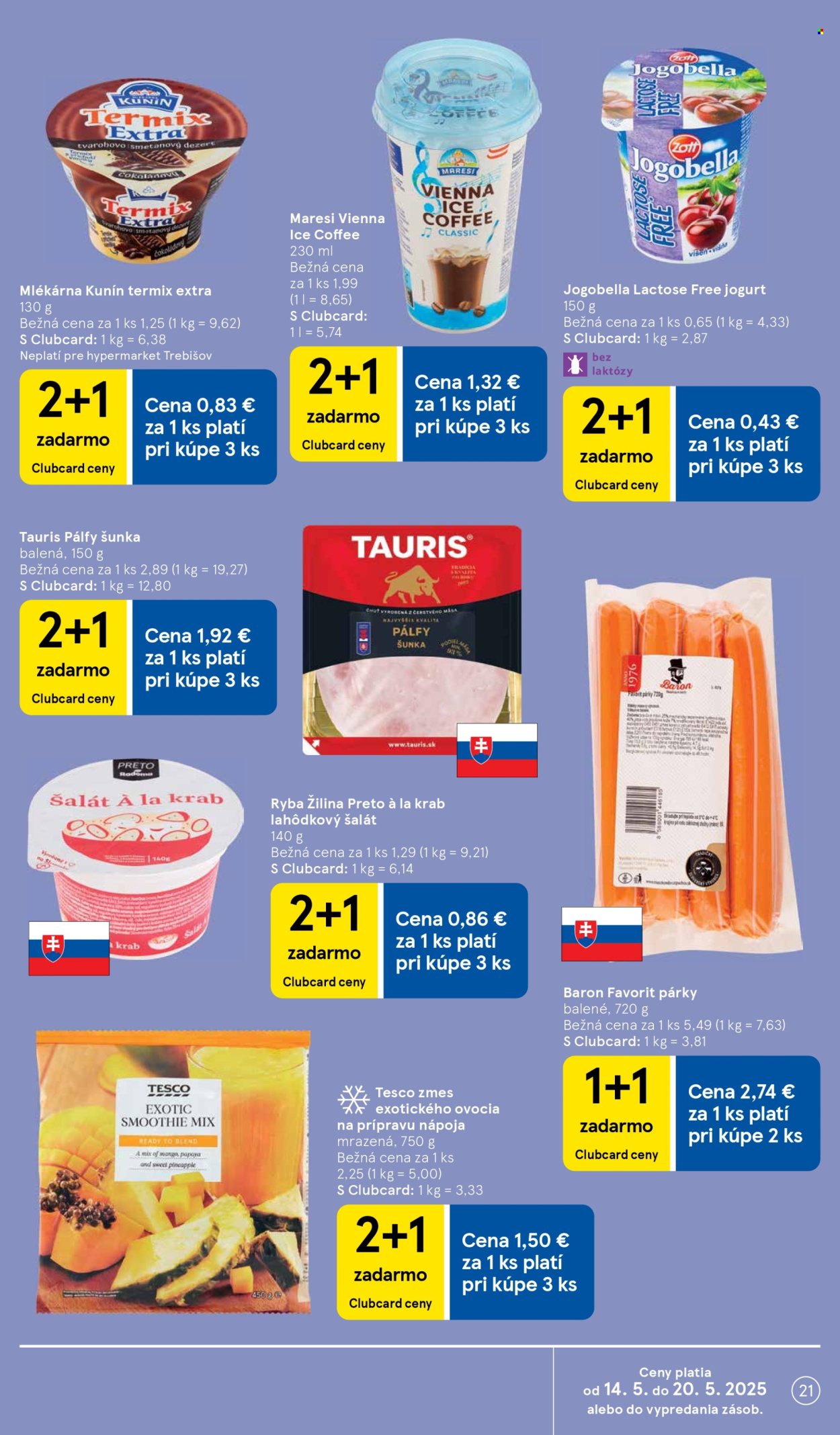 Leták TESCO - 14.5.2025 - 20.5.2025. Strana 21