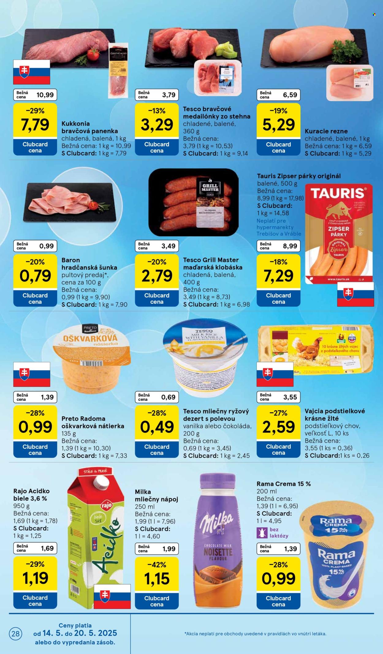 Leták TESCO - 14.5.2025 - 20.5.2025. Strana 28