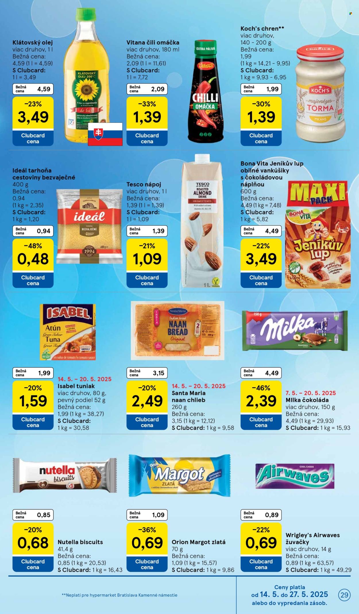 Leták TESCO - 14.5.2025 - 20.5.2025. Strana 29
