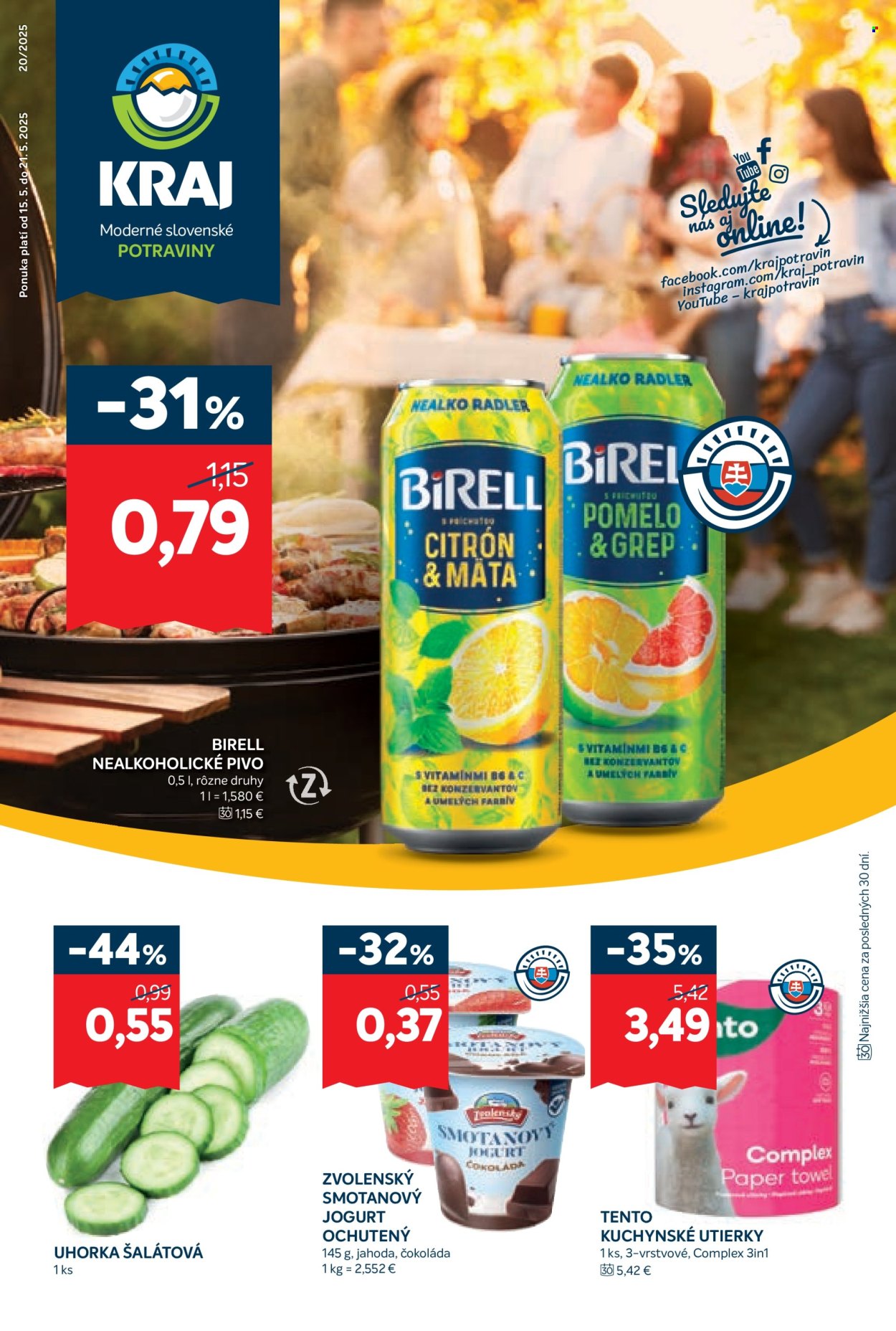 Leták Kraj - 15.5.2025 - 21.5.2025. Strana 1