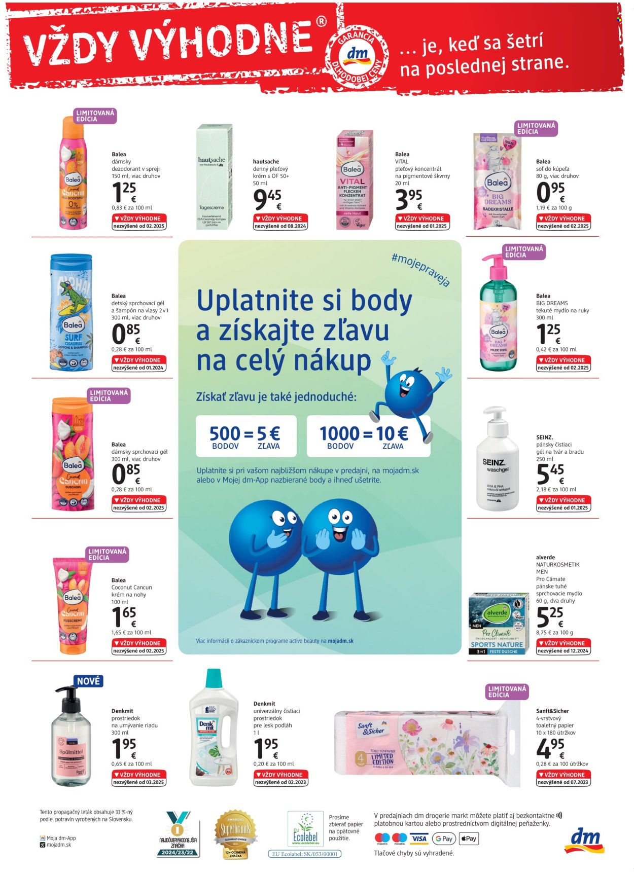 Leták dm drogerie - 1.5.2025 - 31.5.2025. Strana 4