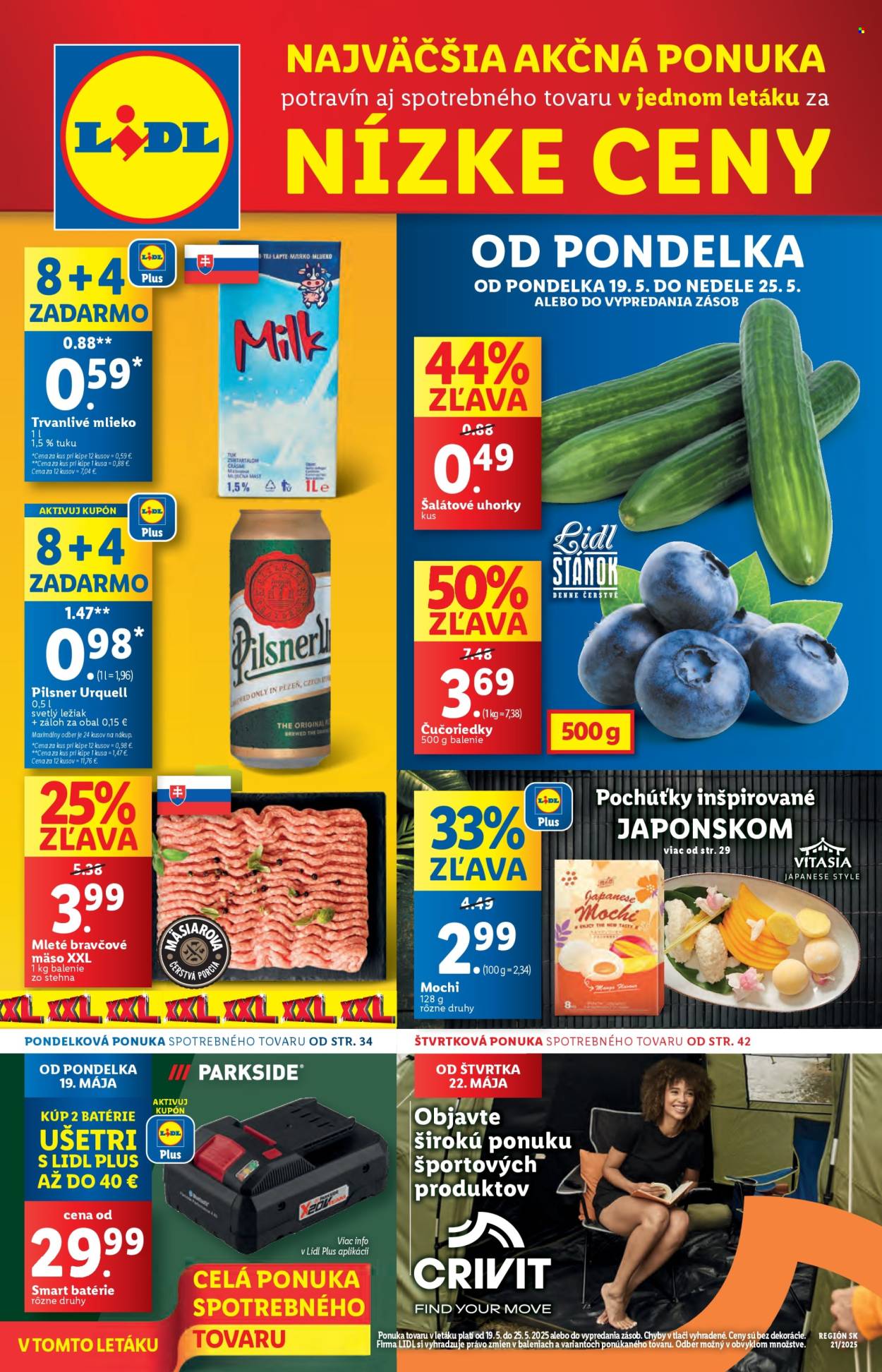 Leták Lidl - 19.5.2025 - 25.5.2025. Strana 1