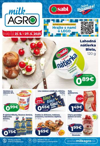 Leták Milk AGRO - 21.5.2025 - 27.5.2025.