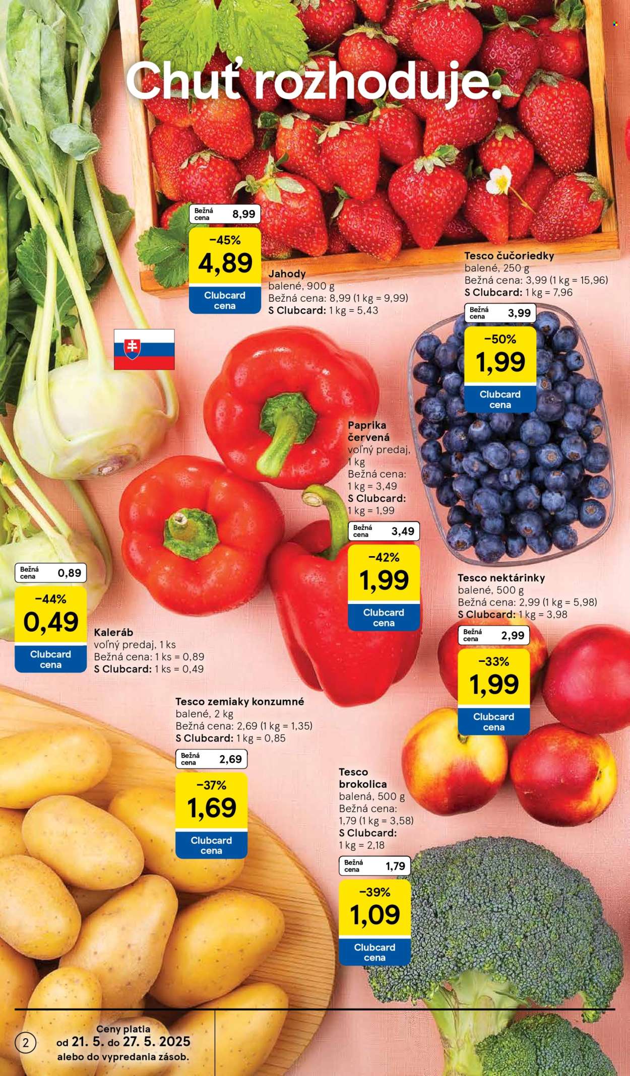 Leták TESCO supermarket - 21.5.2025 - 27.5.2025. Strana 2