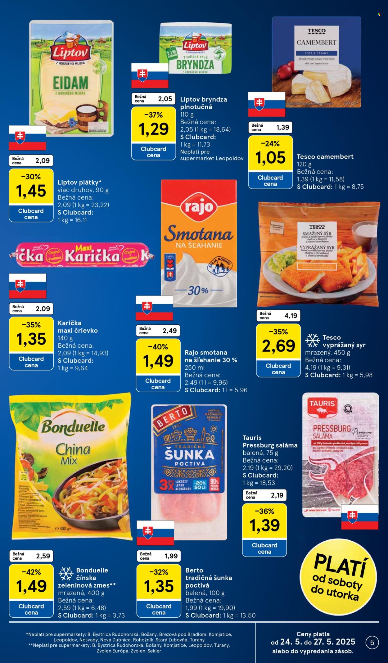 Leták TESCO supermarket - 21.5.2025 - 27.5.2025. Strana 5