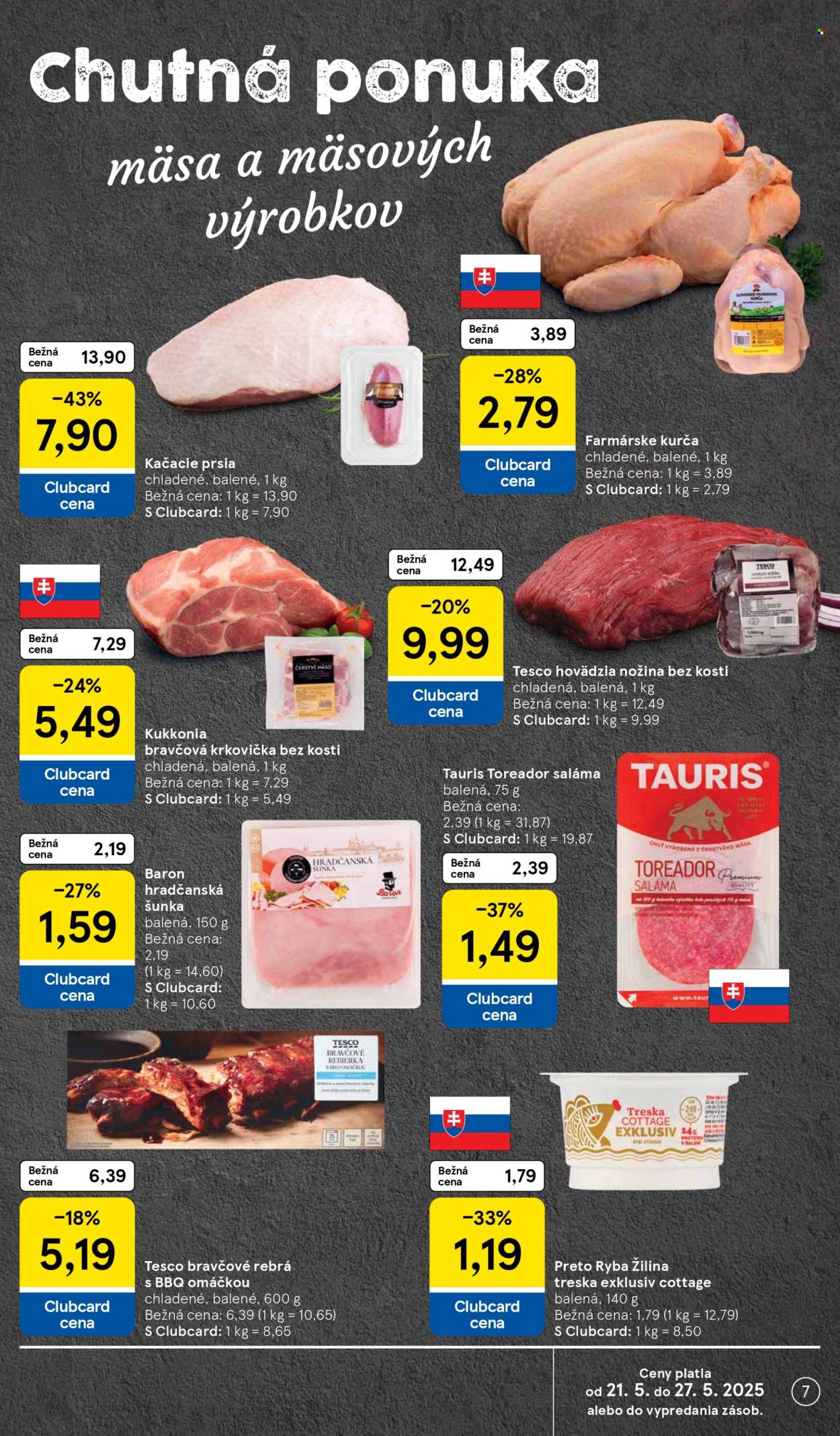 Leták TESCO supermarket - 21.5.2025 - 27.5.2025. Strana 7