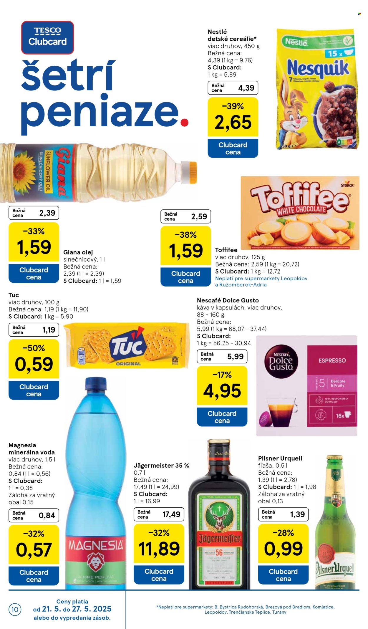 Leták TESCO supermarket - 21.5.2025 - 27.5.2025. Strana 10
