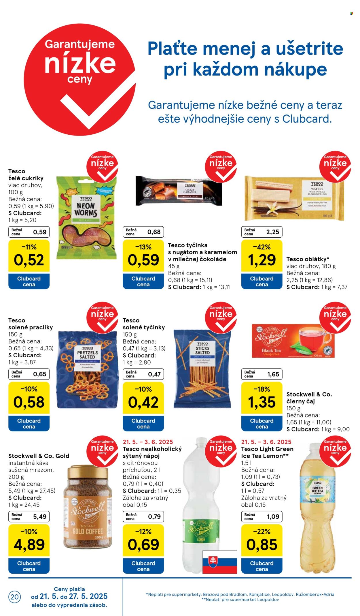 Leták TESCO supermarket - 21.5.2025 - 27.5.2025. Strana 20