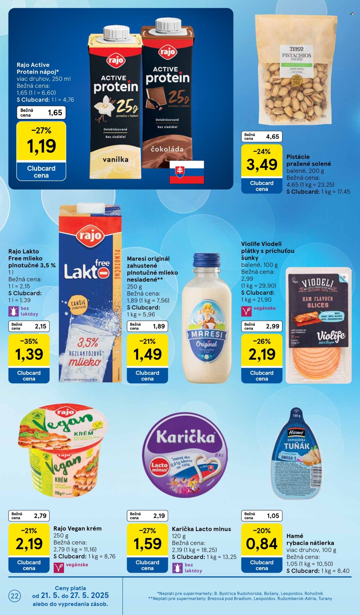 Leták TESCO supermarket - 21.5.2025 - 27.5.2025. Strana 22
