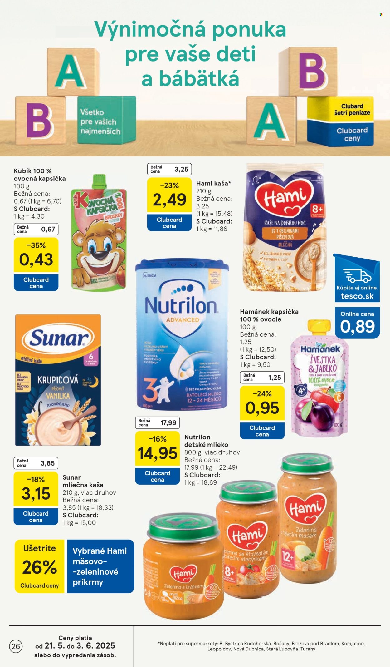 Leták TESCO supermarket - 21.5.2025 - 27.5.2025. Strana 26