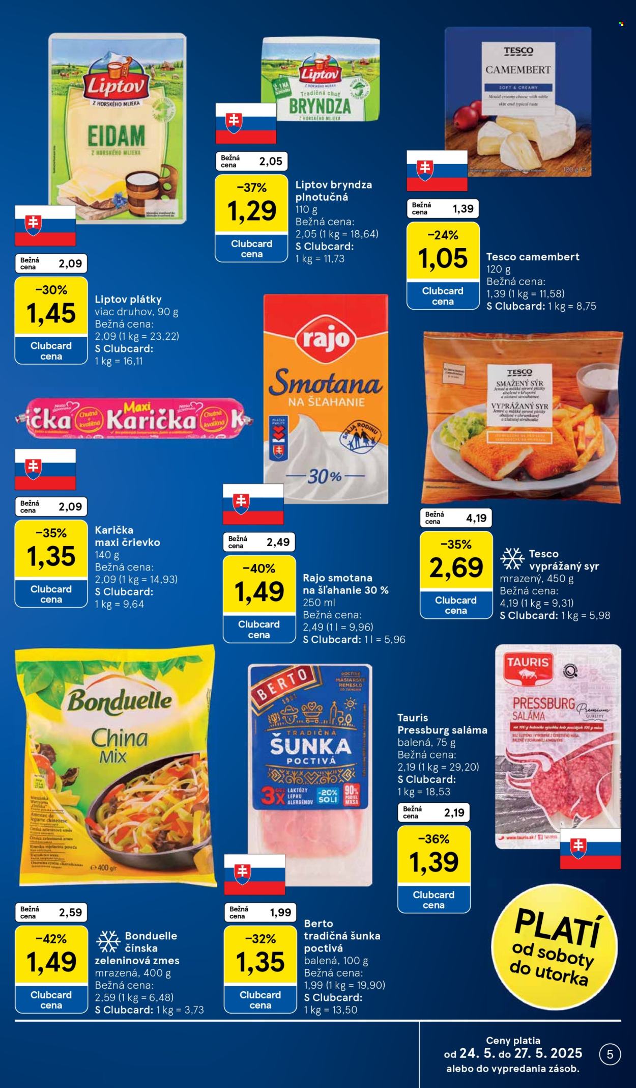 Leták TESCO - 21.5.2025 - 27.5.2025. Strana 5