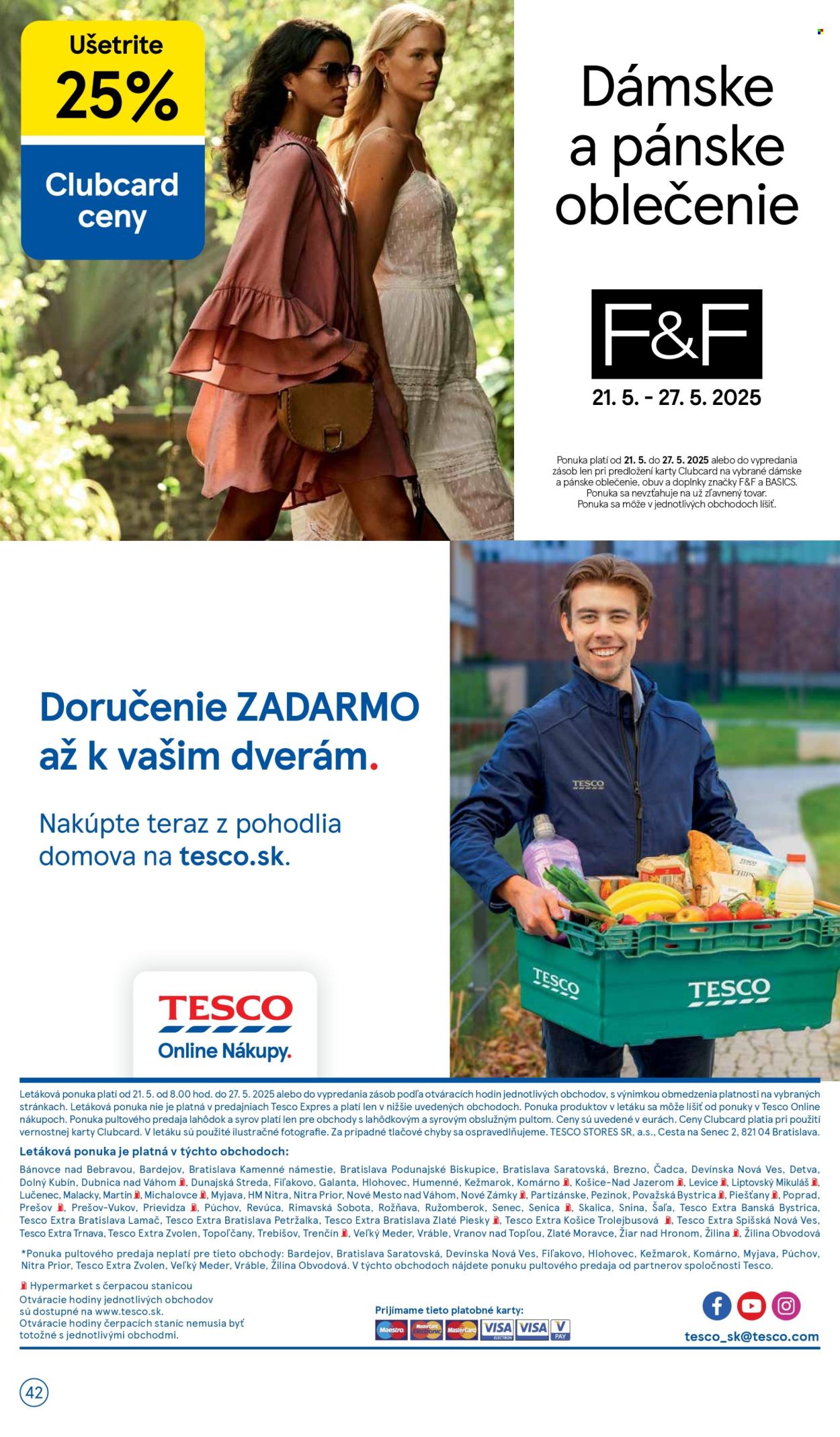 Leták TESCO - 21.5.2025 - 27.5.2025. Strana 42