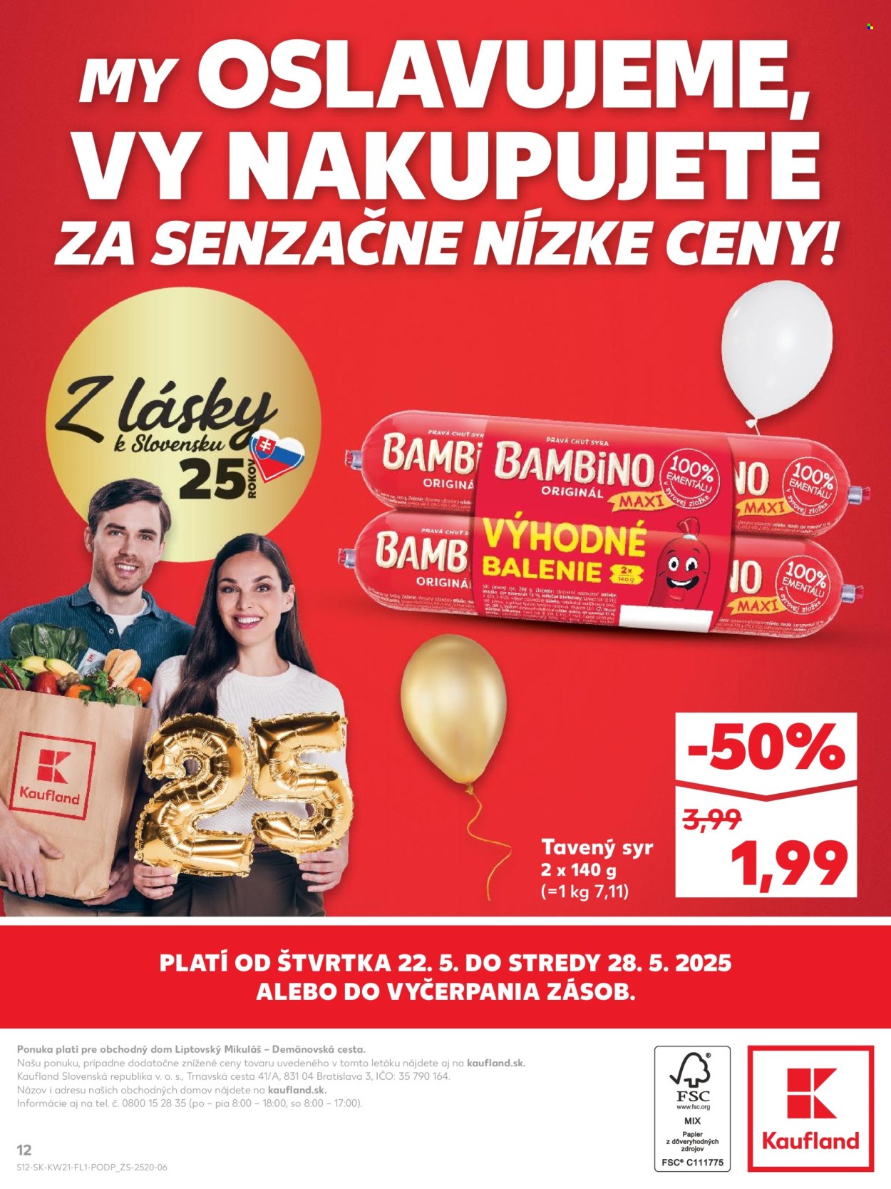Leták Kaufland - 22.5.2025 - 28.5.2025. Strana 12