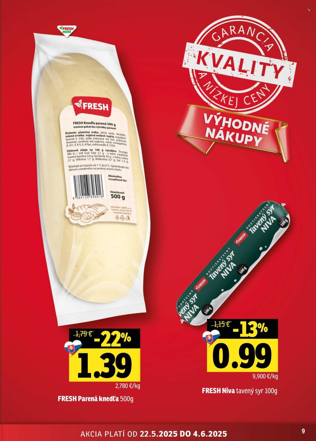 Leták FRESH - 22.5.2025 - 4.6.2025. Strana 9