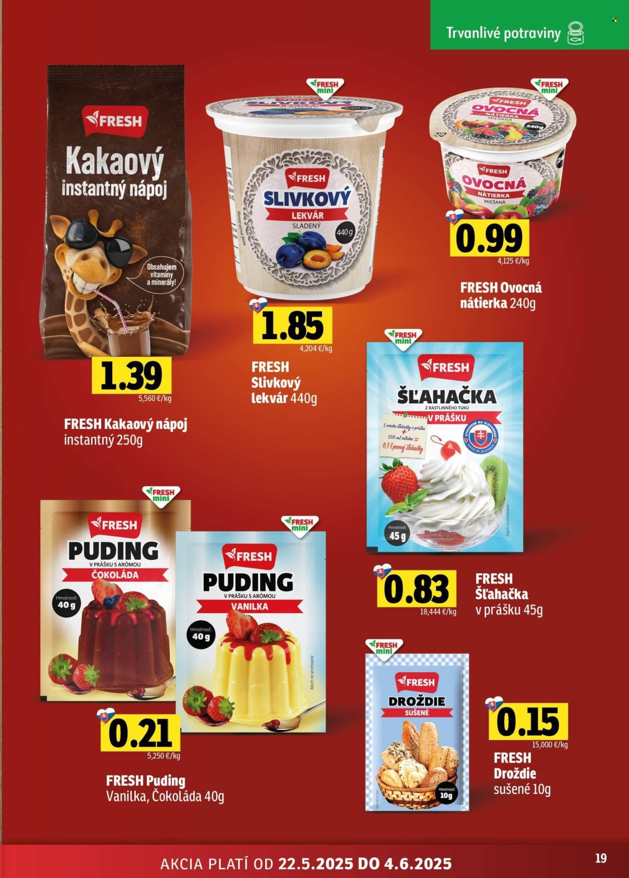 Leták FRESH - 22.5.2025 - 4.6.2025. Strana 19