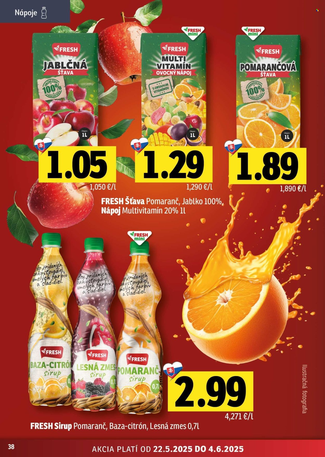 Leták FRESH - 22.5.2025 - 4.6.2025. Strana 38