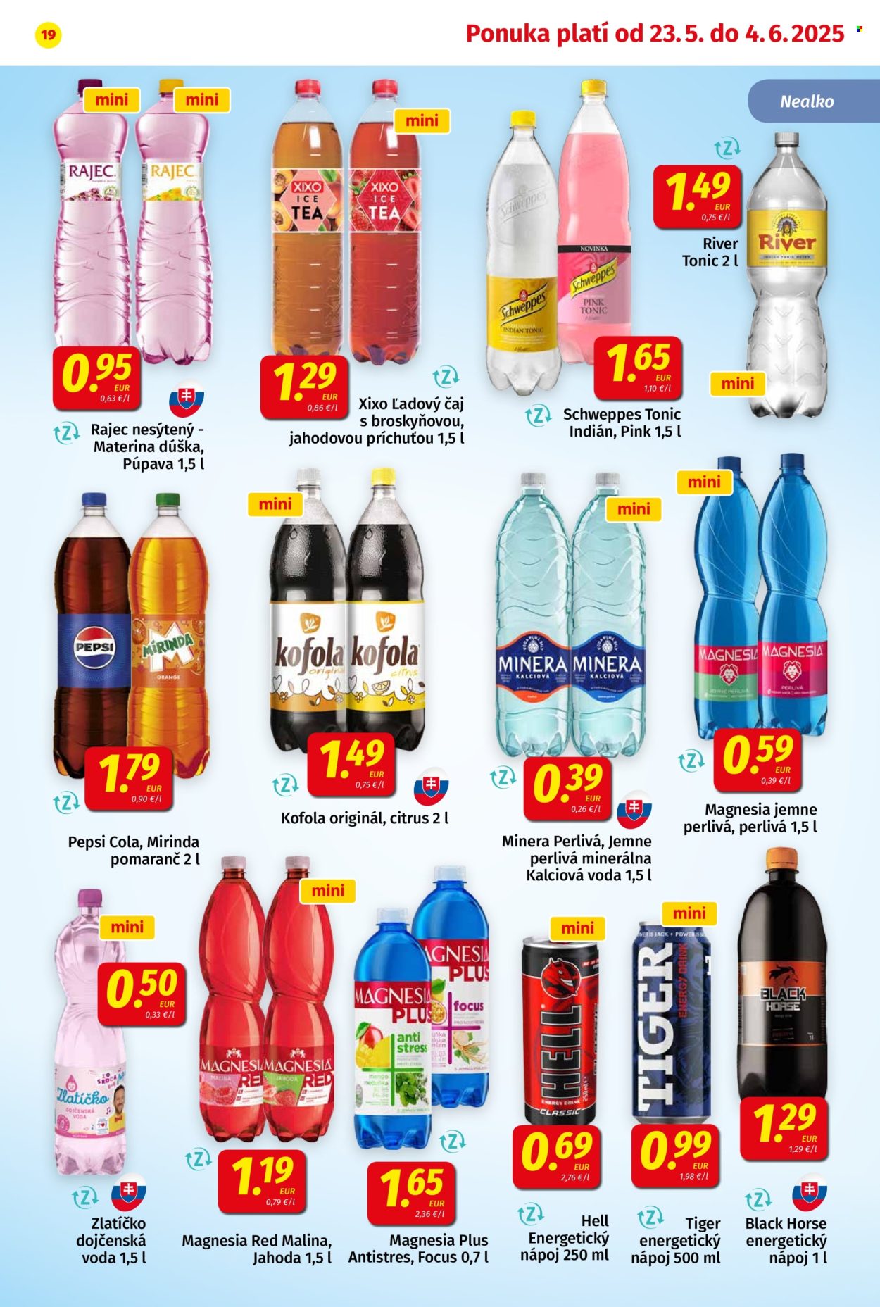 Leták Potraviny KORUNA - 23.5.2025 - 4.6.2025. Strana 19