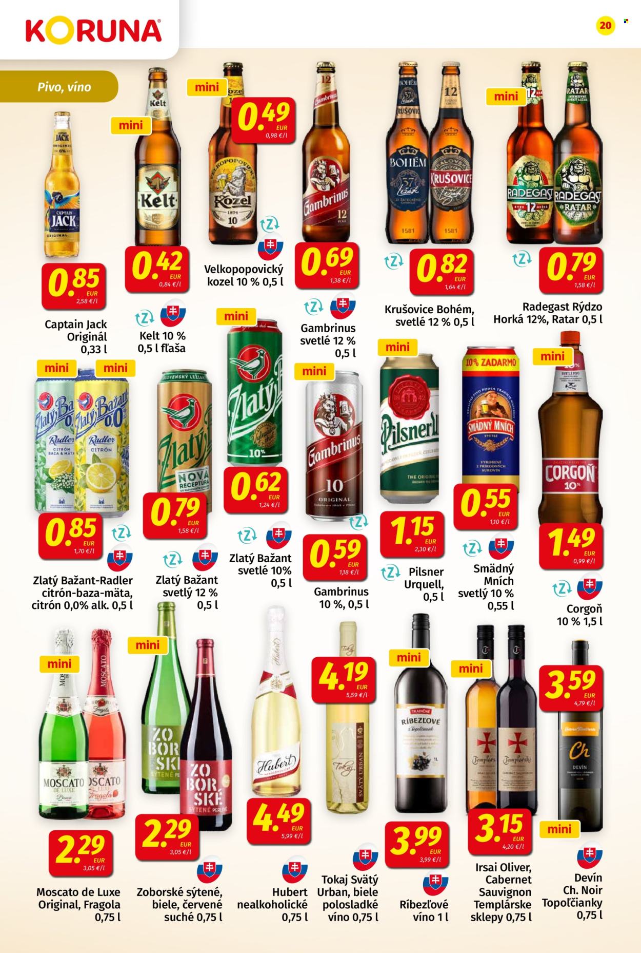 Leták Potraviny KORUNA - 23.5.2025 - 4.6.2025. Strana 20