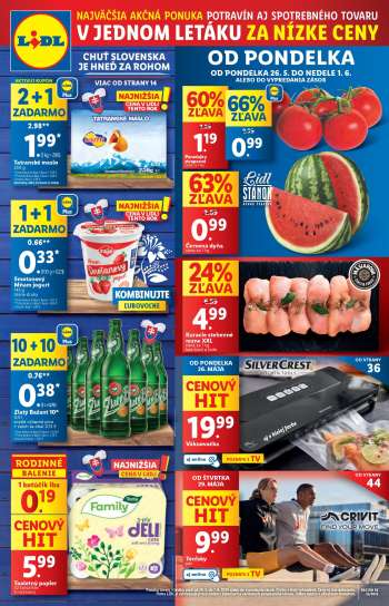 Leták Lidl - 26.5.2025 - 1.6.2025.