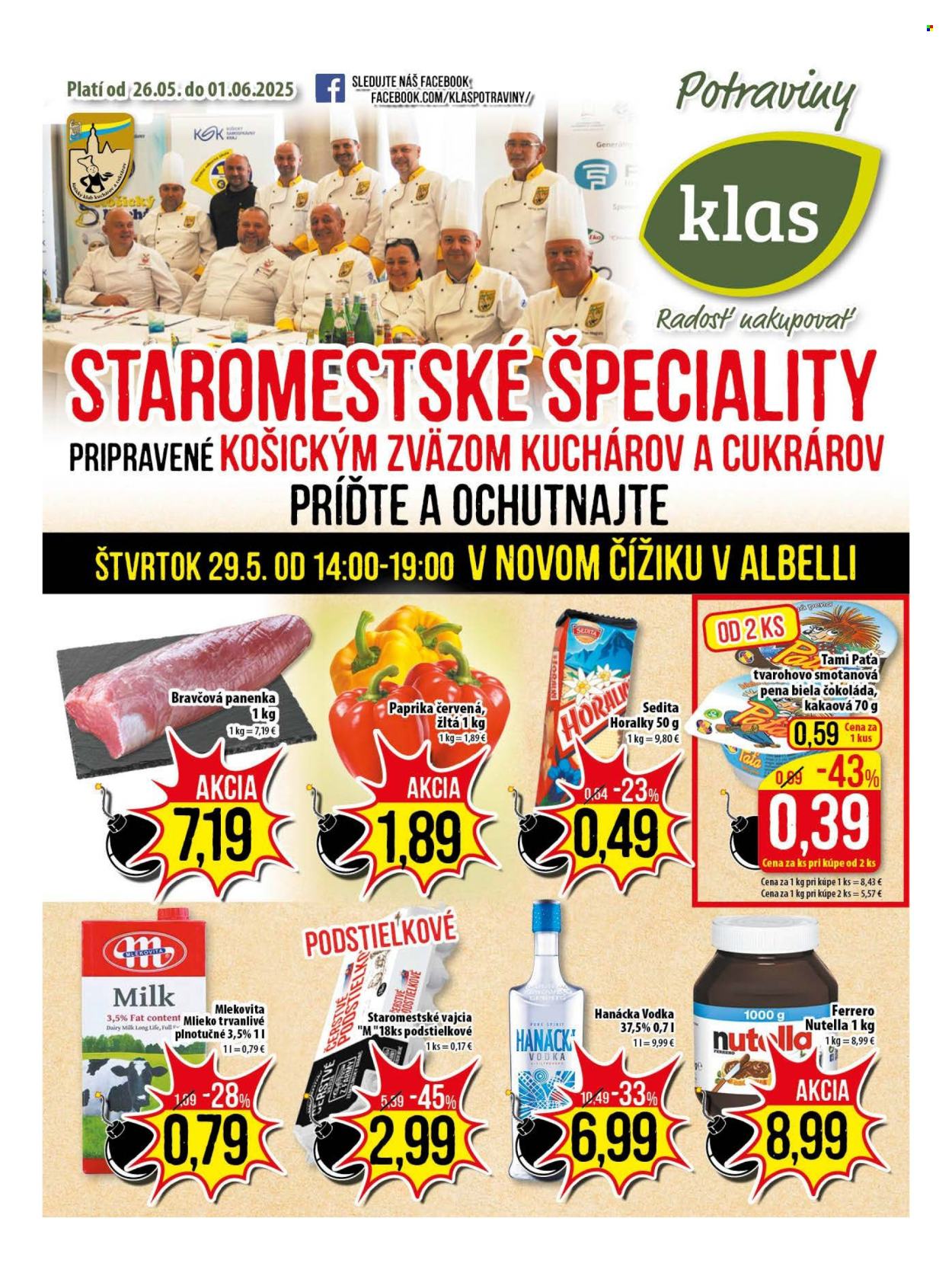 Leták Klas - 26.5.2025 - 1.6.2025. Strana 1