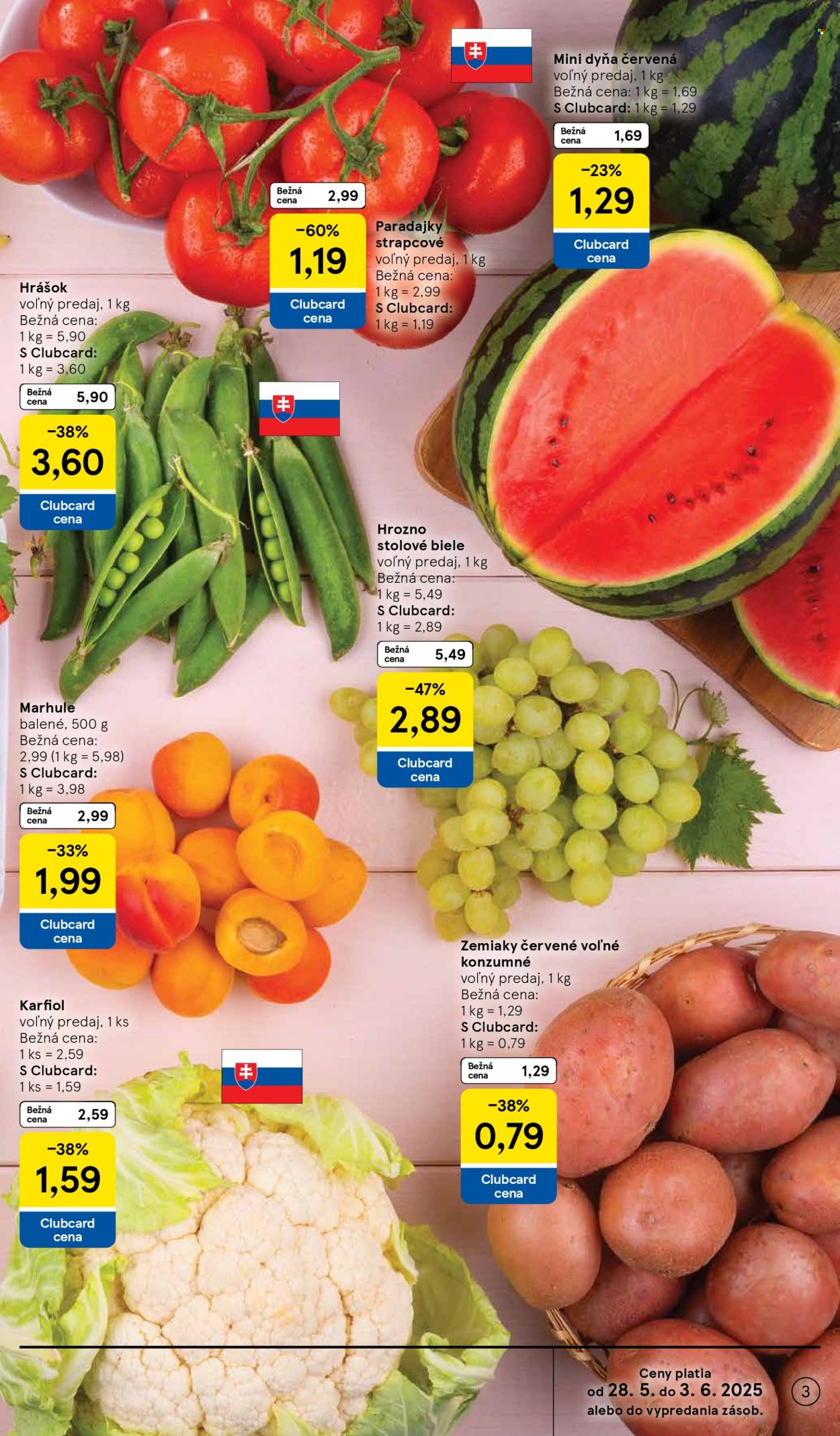 Leták TESCO supermarket - 28.5.2025 - 3.6.2025. Strana 3