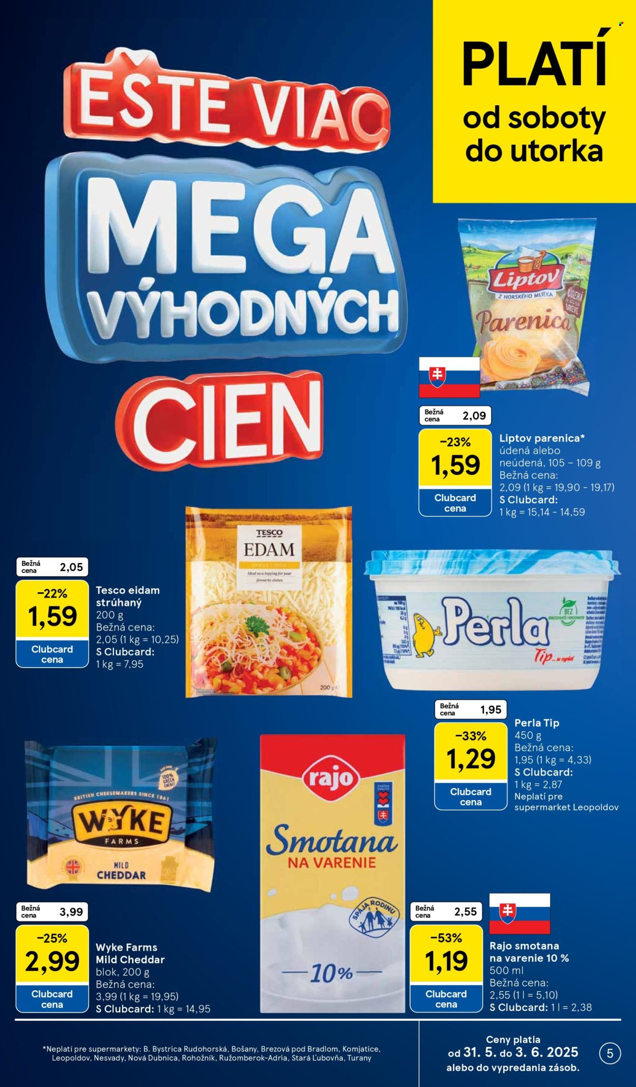 Leták TESCO supermarket - 28.5.2025 - 3.6.2025. Strana 5