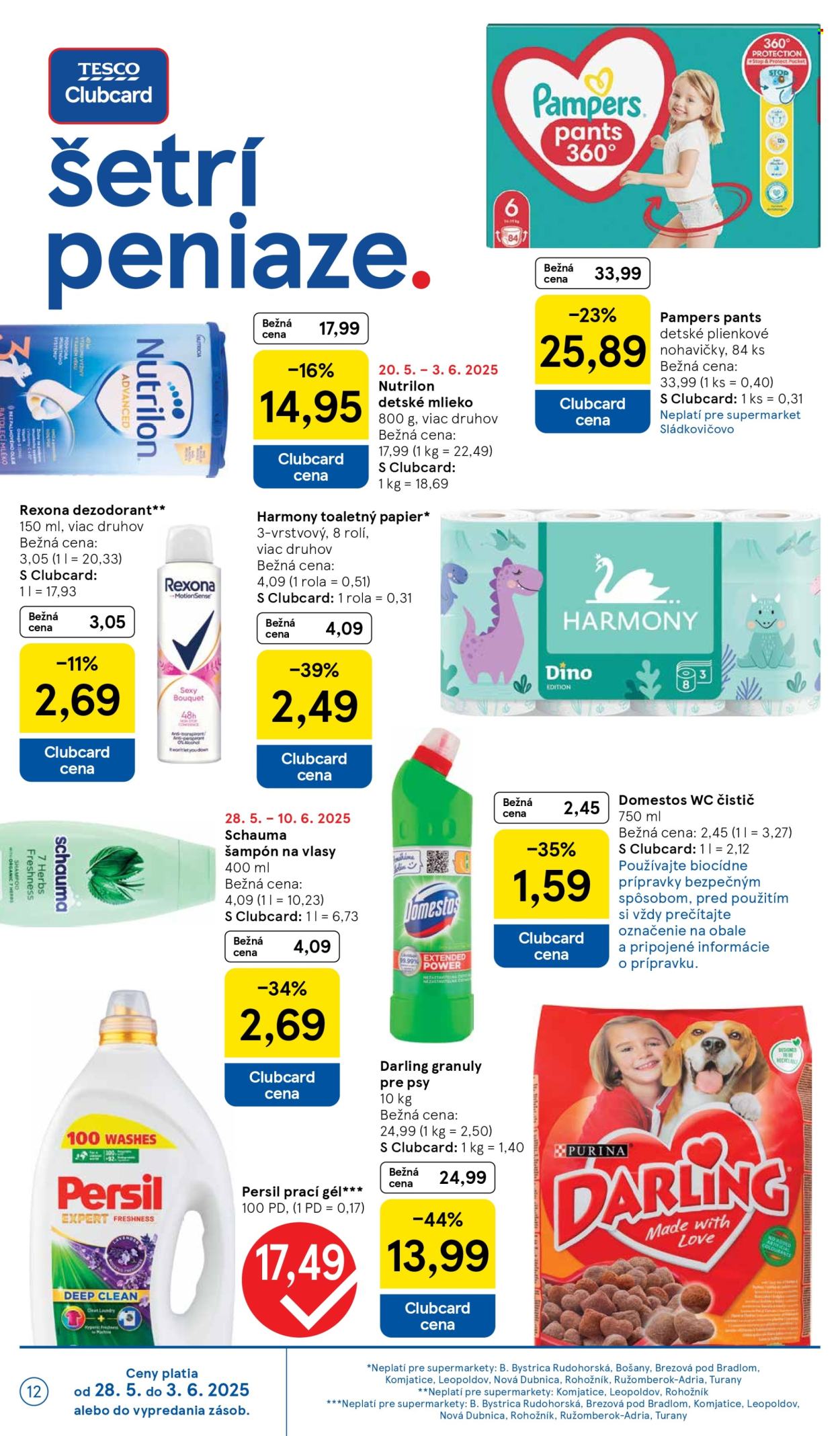 Leták TESCO supermarket - 28.5.2025 - 3.6.2025. Strana 12