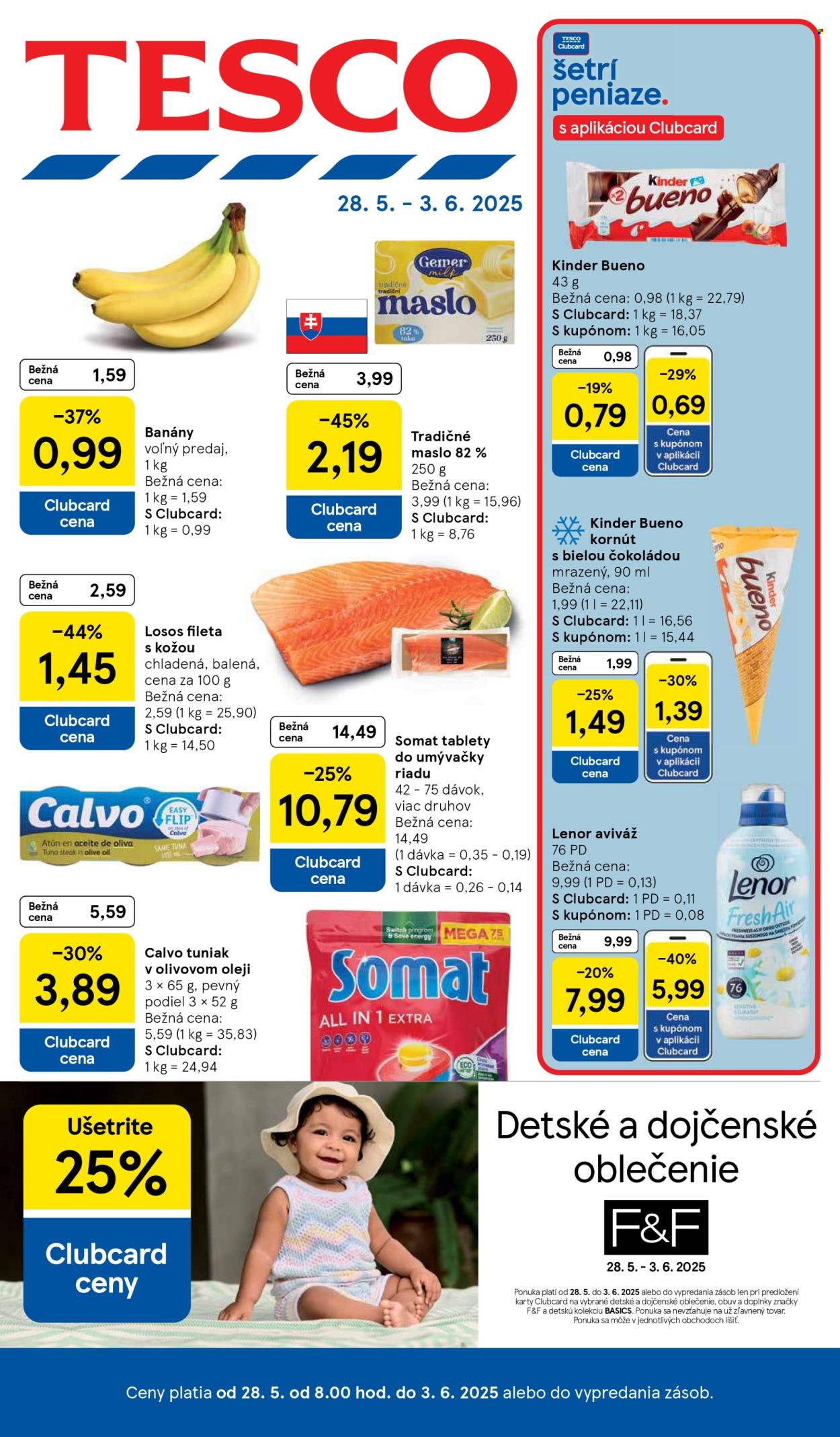 Leták TESCO - 28.5.2025 - 3.6.2025. Strana 1