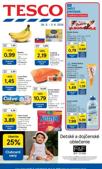 Leták TESCO - 28.5.2025 - 3.6.2025.
