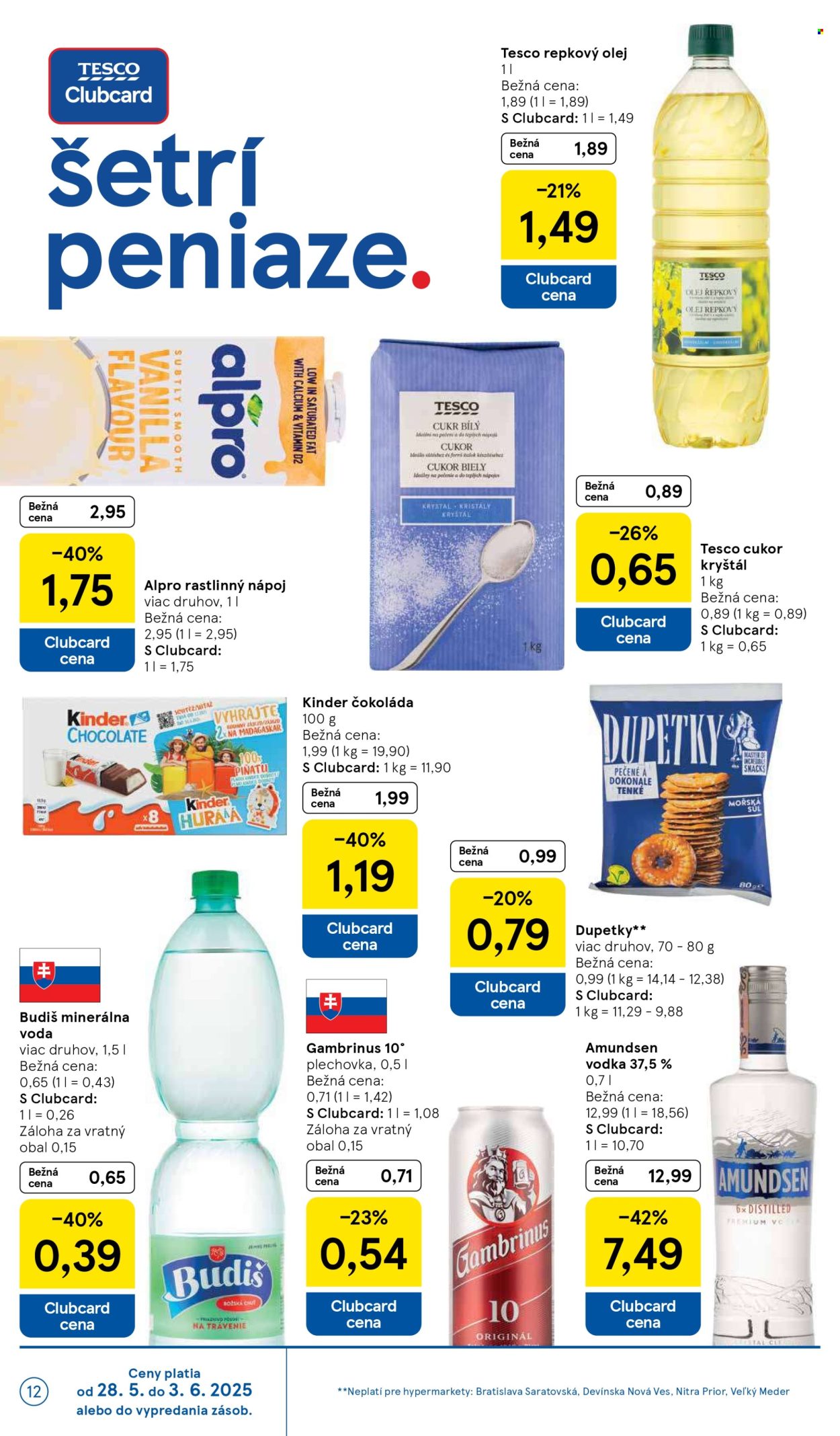 Leták TESCO - 28.5.2025 - 3.6.2025. Strana 12