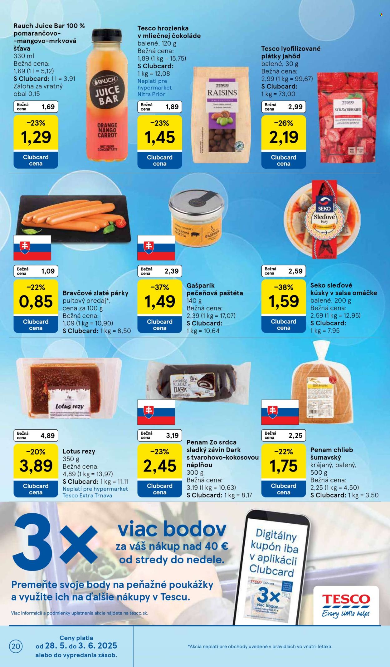 Leták TESCO - 28.5.2025 - 3.6.2025. Strana 20