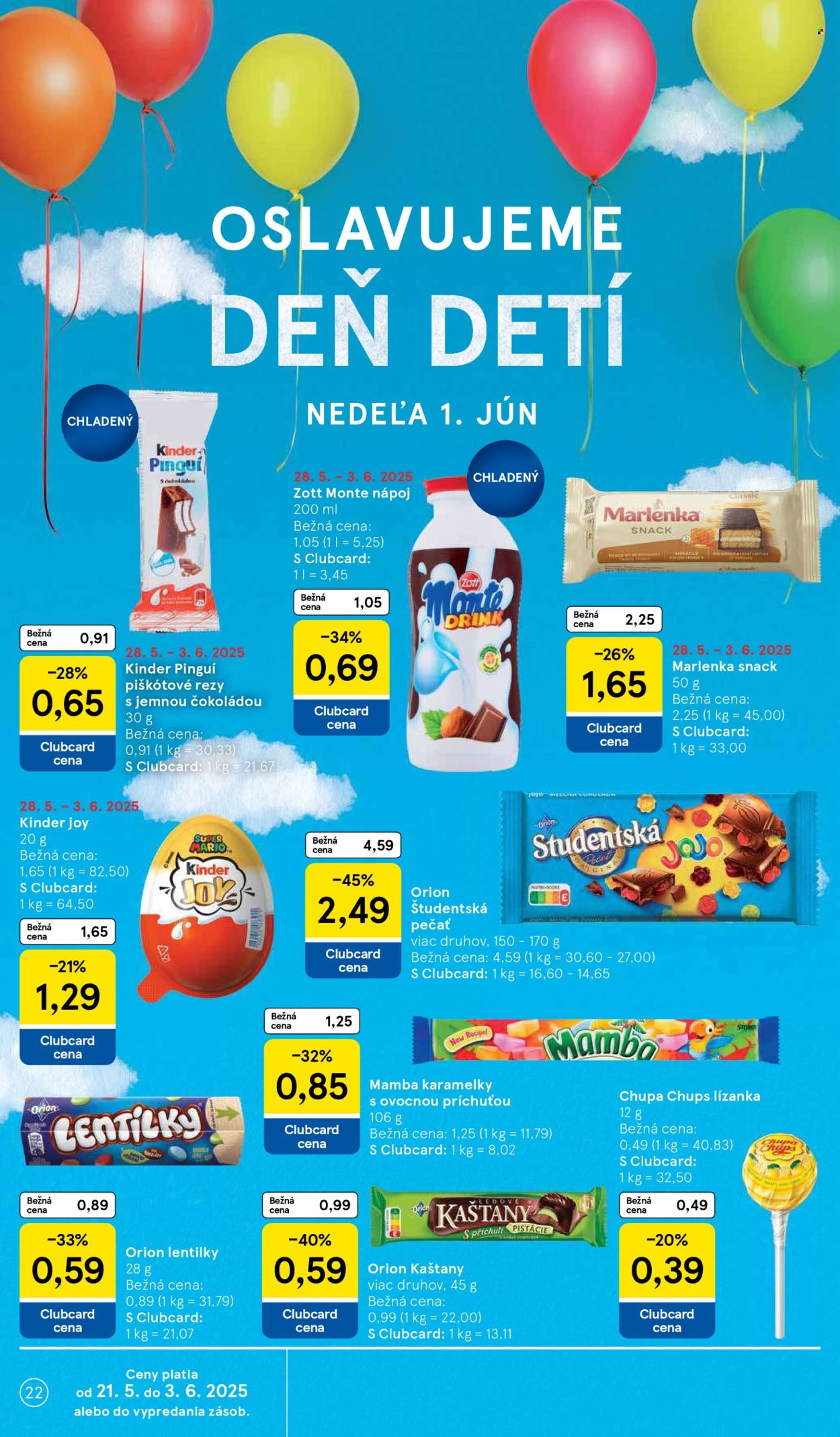 Leták TESCO - 28.5.2025 - 3.6.2025. Strana 22