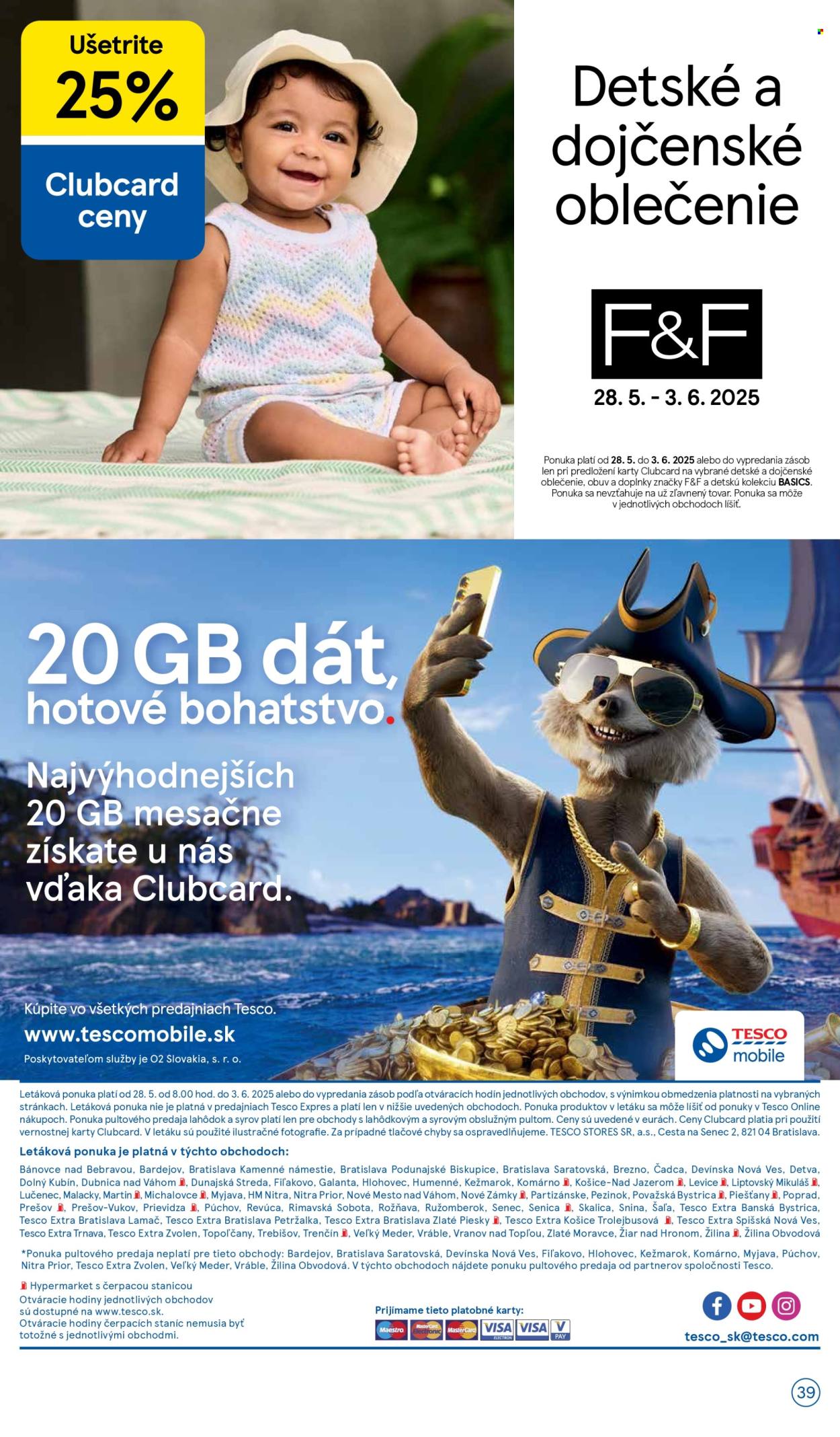 Leták TESCO - 28.5.2025 - 3.6.2025. Strana 39