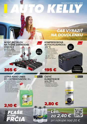 Leták Auto Kelly - 27.5.2025 - 30.6.2025.
