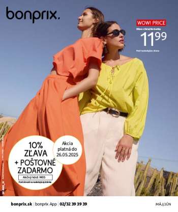 Leták Bonprix - 26.5.2025 - 7.7.2025.