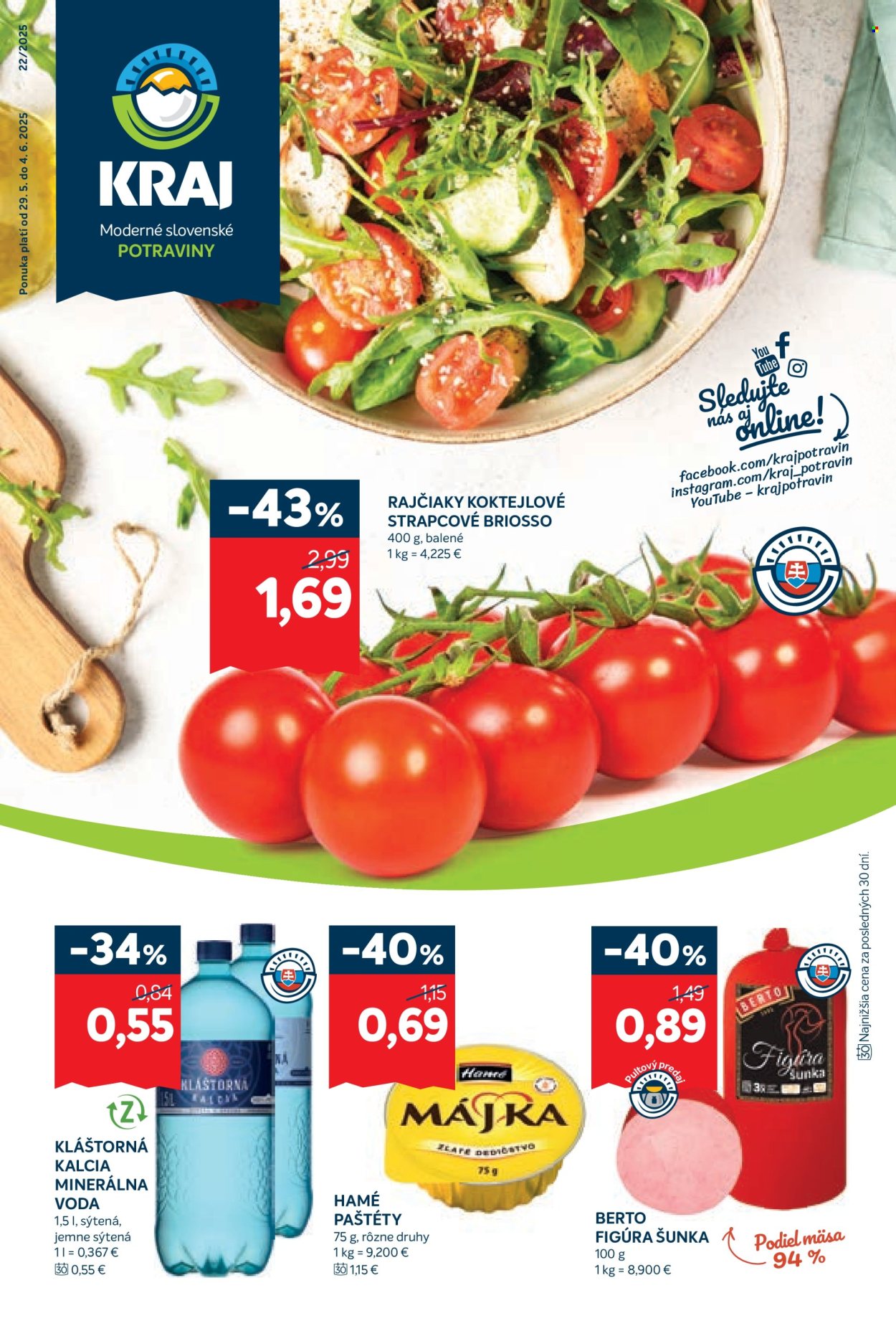 Leták Kraj - 29.5.2025 - 4.6.2025. Strana 1