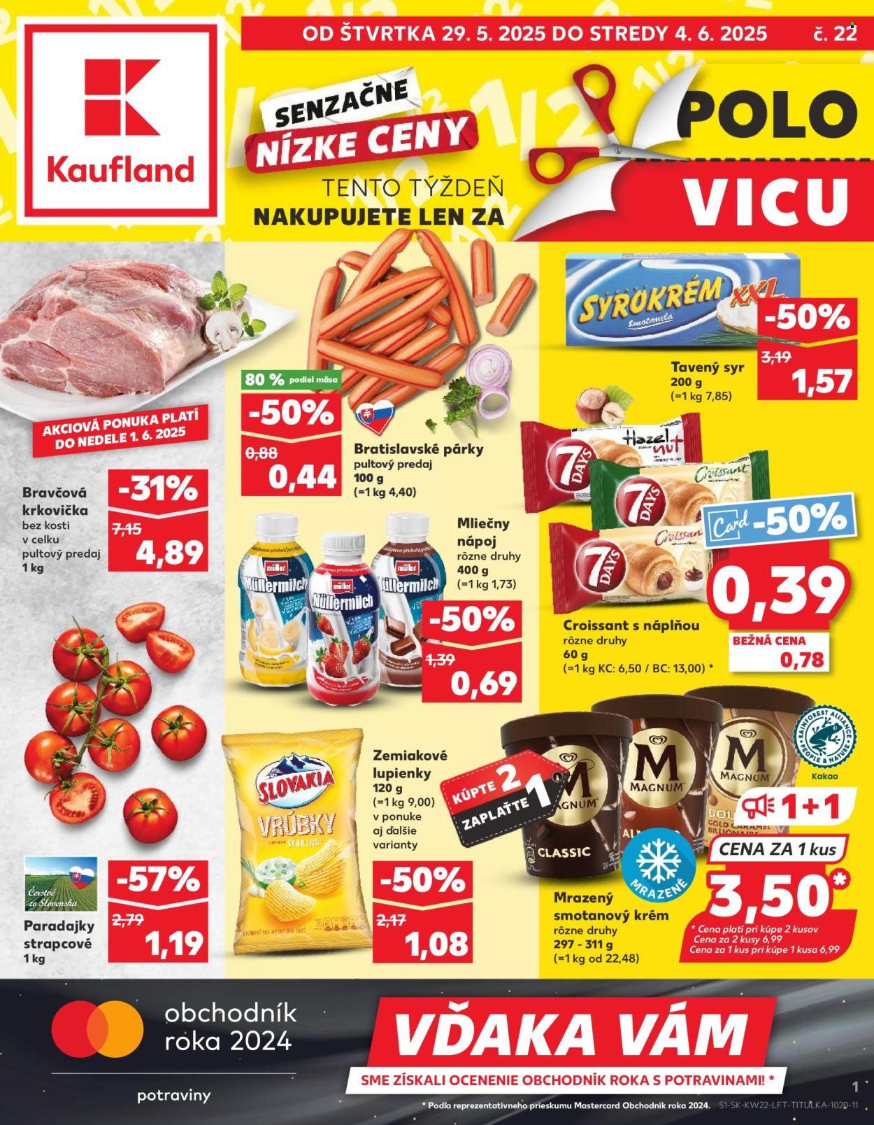 Leták Kaufland - 29.5.2025 - 4.6.2025. Strana 1