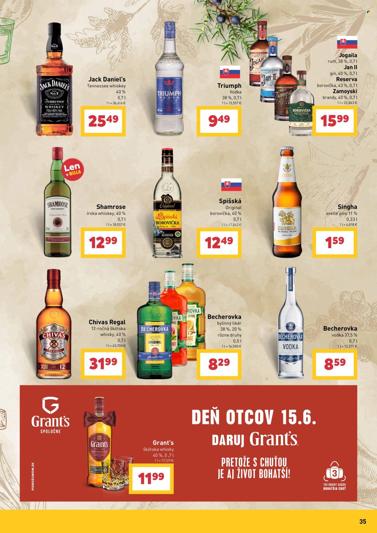 Leták Billa - 28.5.2025 - 1.7.2025. Strana 35