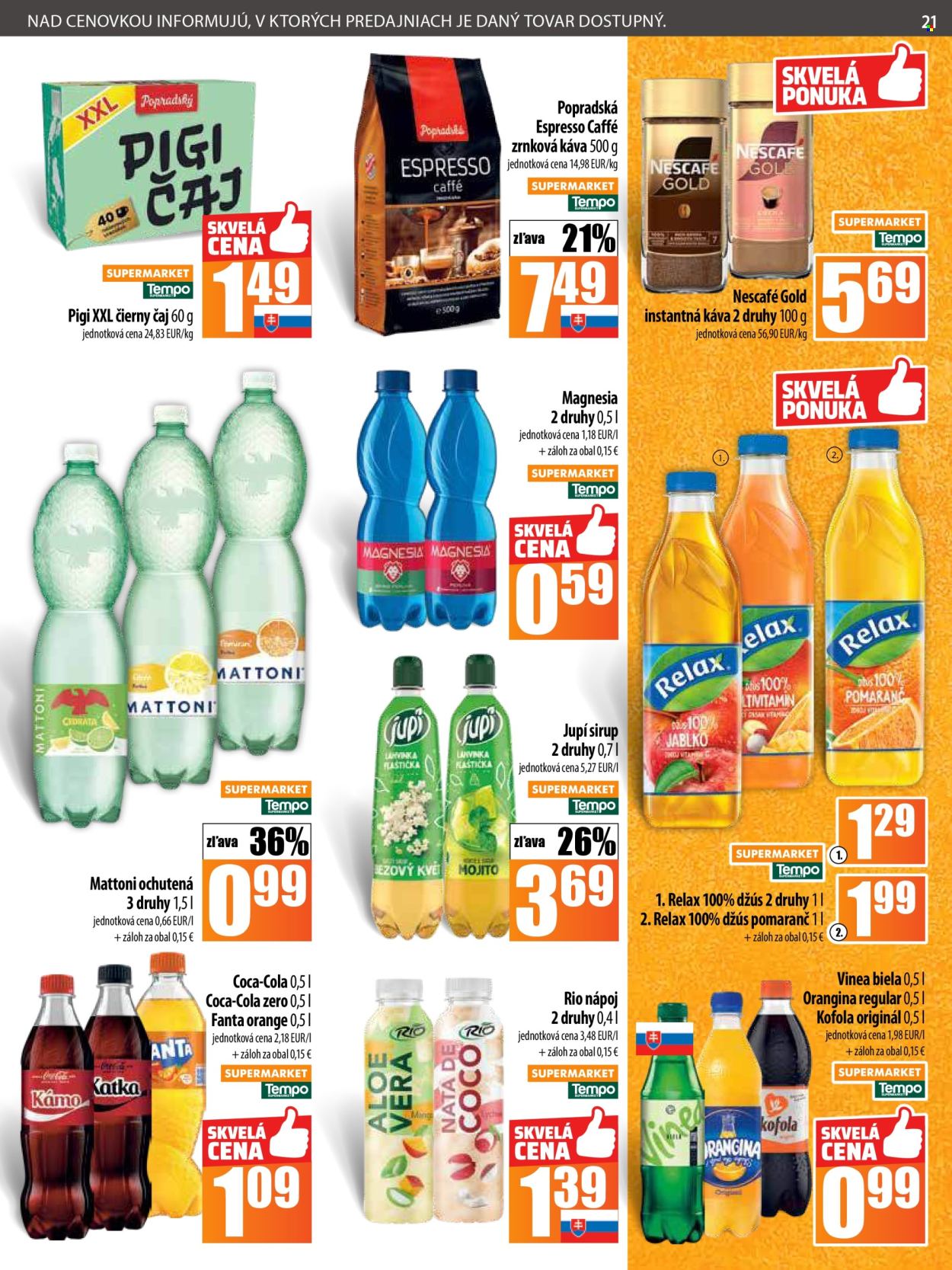 Leták COOP Jednota - 29.5.2025 - 4.6.2025. Strana 21