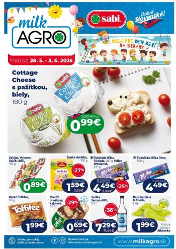 Leták Milk AGRO - 28.5.2025 - 3.6.2025.