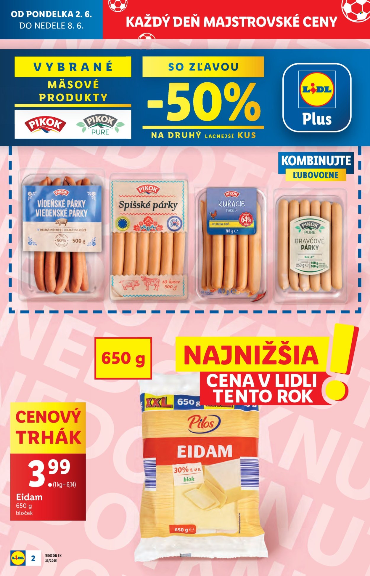 Leták Lidl - 2.6.2025 - 8.6.2025. Strana 4